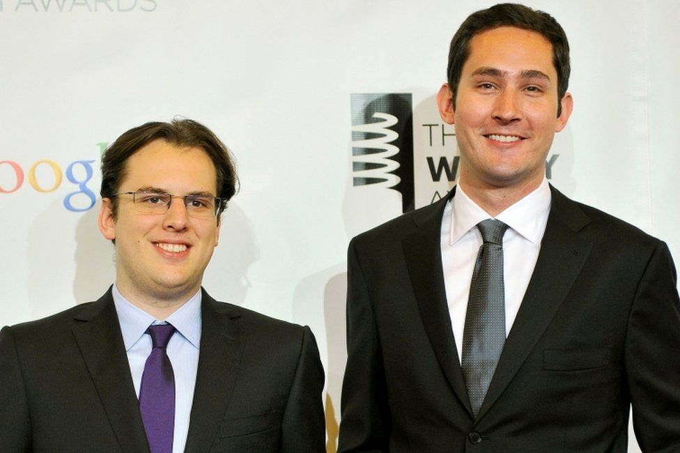 Kevin Systrom (R) and Mike Krieger