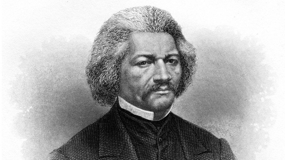 Engraving of Frederick Douglass