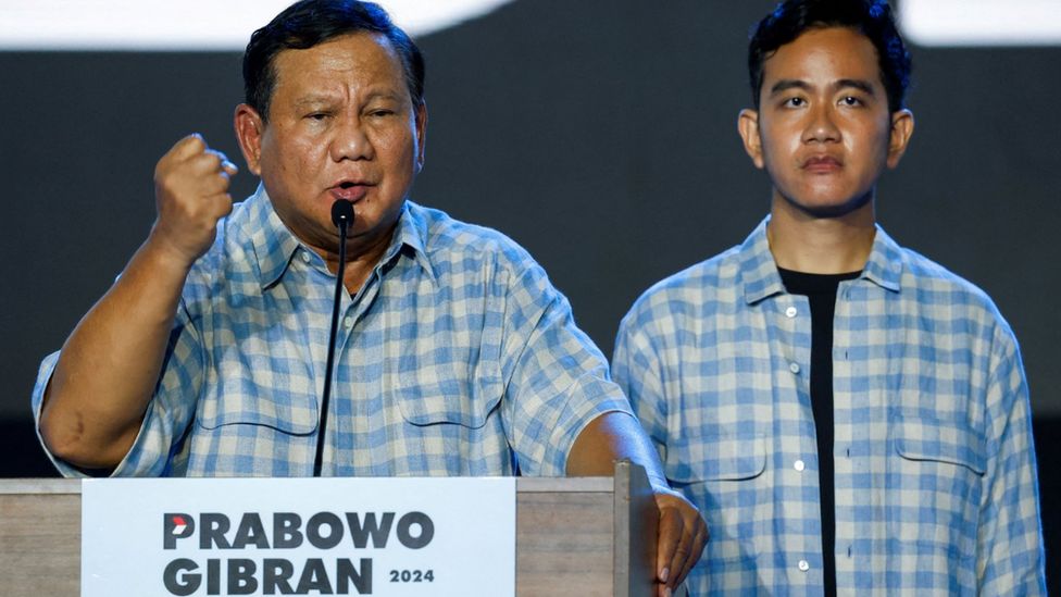 Prabowo and his running partner Gibran claim victory in Jakarta