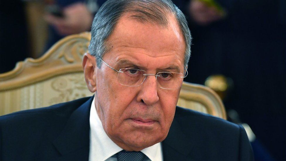 Russian Foreign Minister Sergei Lavrov, 13 April 2018