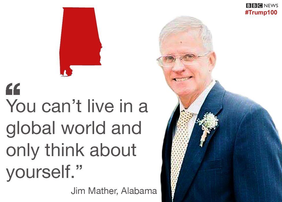 You can't live in a global world and only think about yourself - Jim mather, alabama