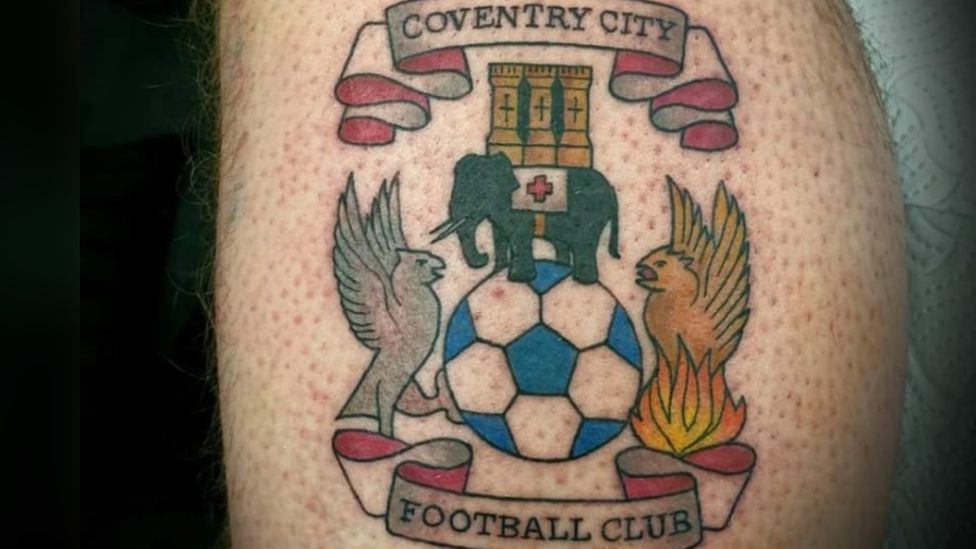 Shop owner amazed at surge in demand for Coventry City tattoos BBC News