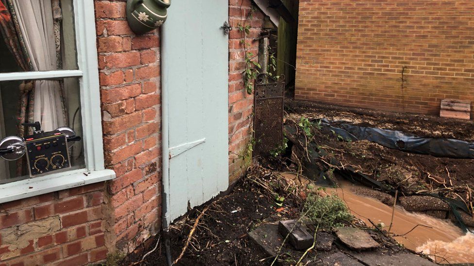 Lowdham house in danger of collapse after flood damage BBC News