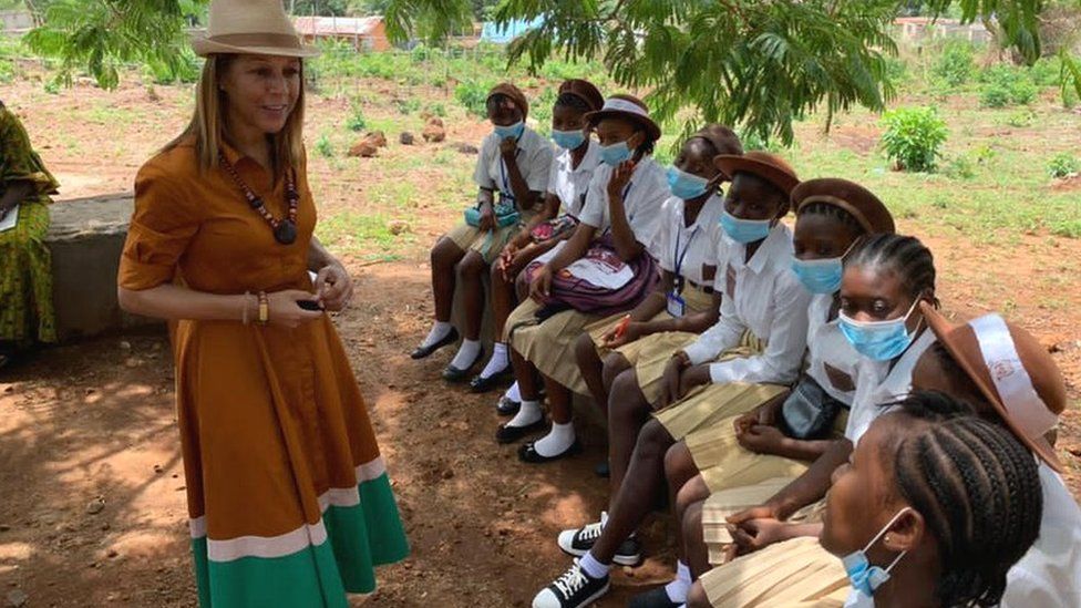 Helen Grant in Uganda