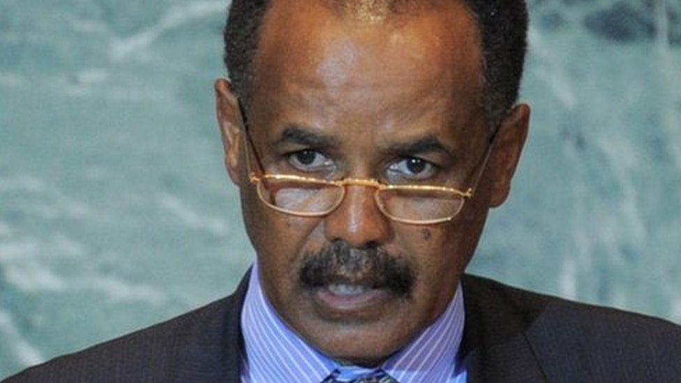 Eritrea's president Isaias Afwerki