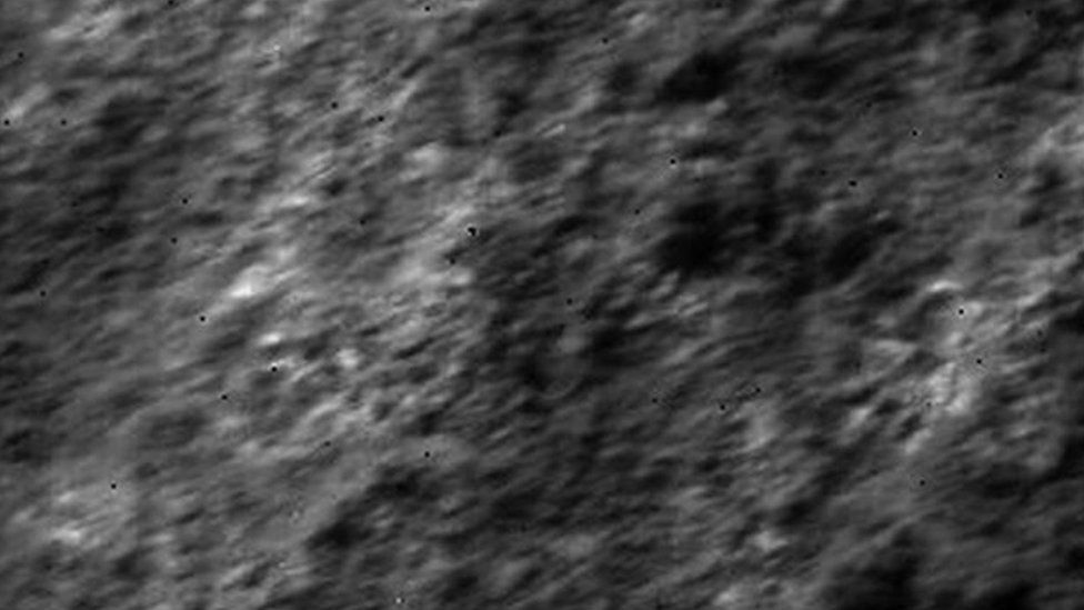 Close-up of lunar rock captured by Japan's moon lander