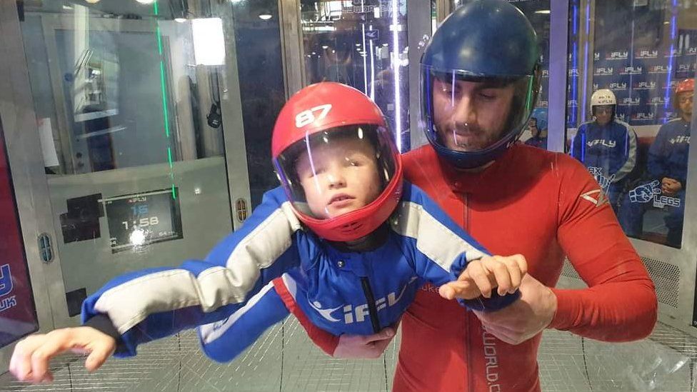 Cameron indoor sky-diving