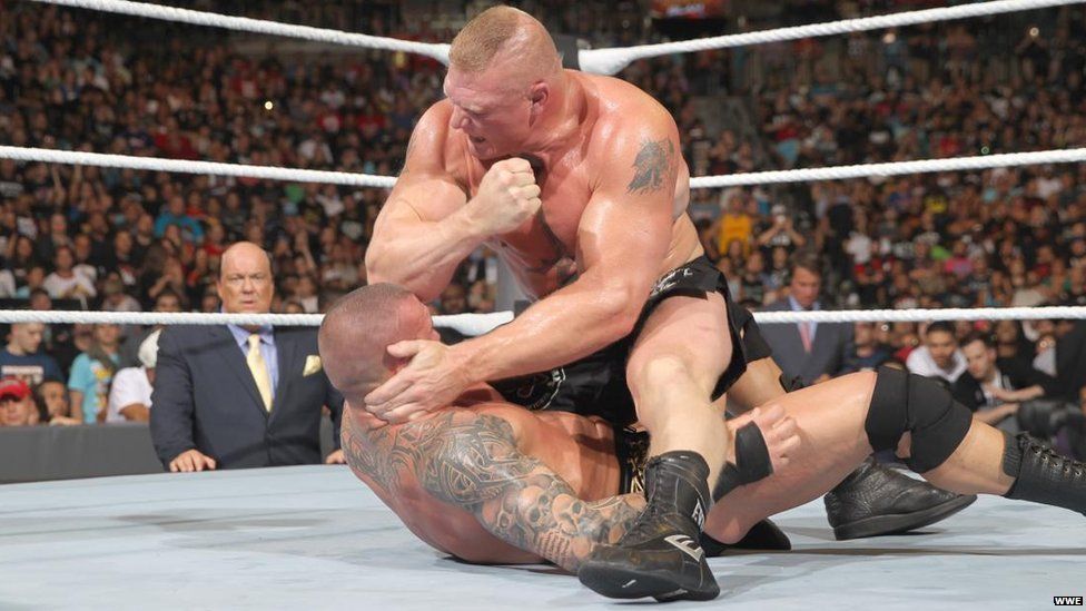 Brock Lesnar is fined after WWE 'assault' which left Randy Orton ...