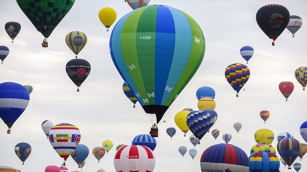 Hot air balloon: Up, up and away - check out this epic balloon record ...