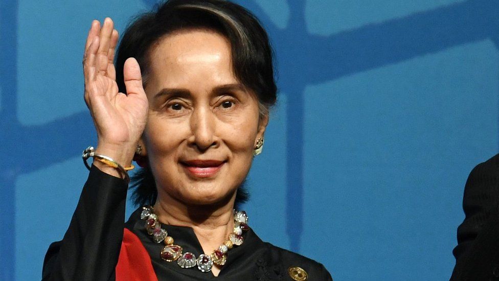 Myanmar's Aung San Suu Kyi