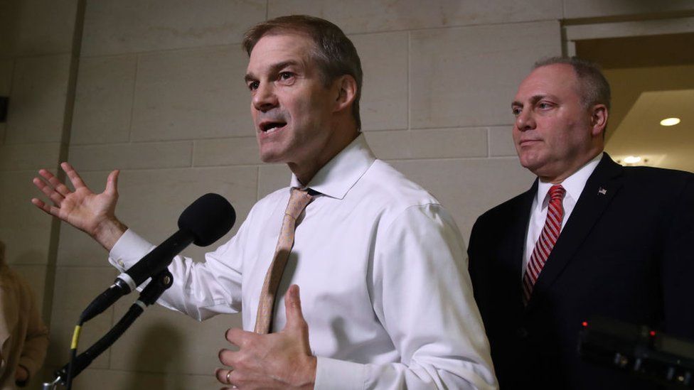 October 10, 2023 - Jim Jordan and Steve Scalise run to replace