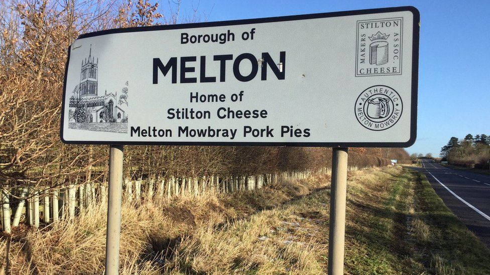 Melton Mowbray sign