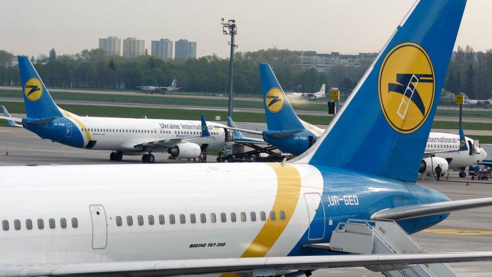 2018 Aircraft near Boryspil International airport near Kiev, Ukraine