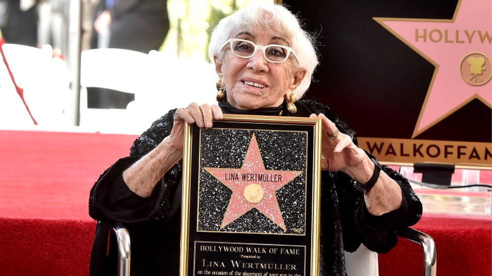 Lina Wertmuller was honoured with a Star on the Hollywood Walk of Fame on October 28, 2019