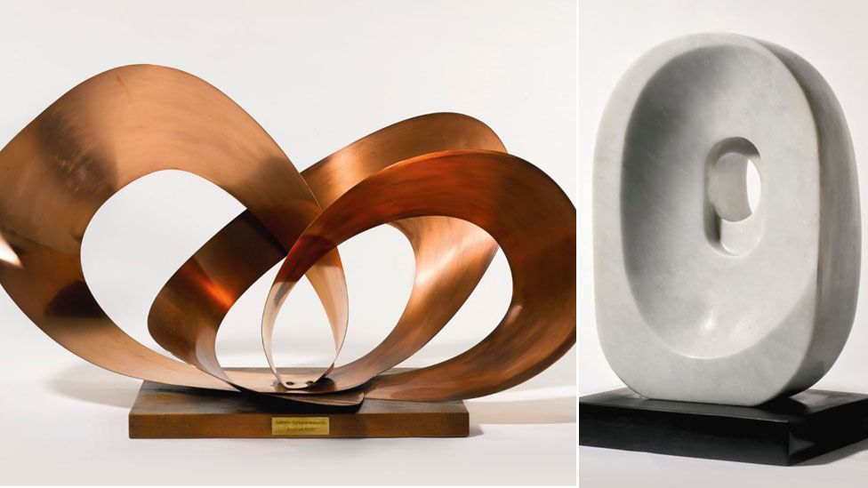 Two works by Barbara Hepworth