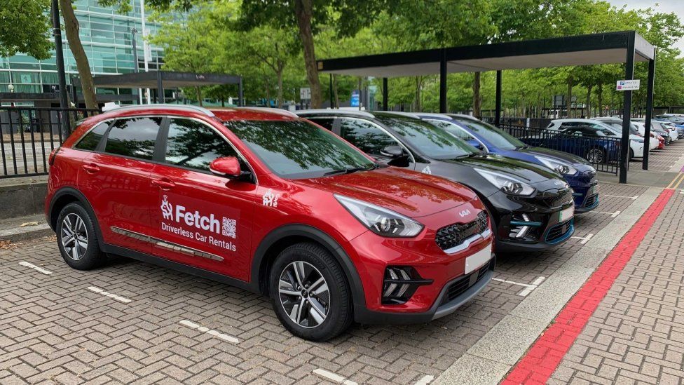 Fleet of driverless cars