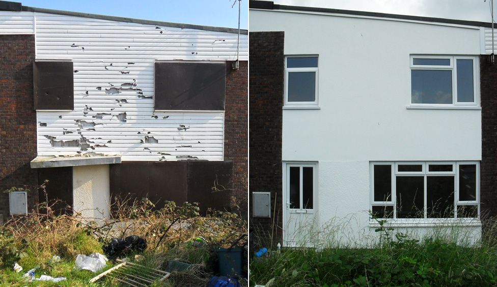 The house in the Vale of Glamorgan, before and after renovation