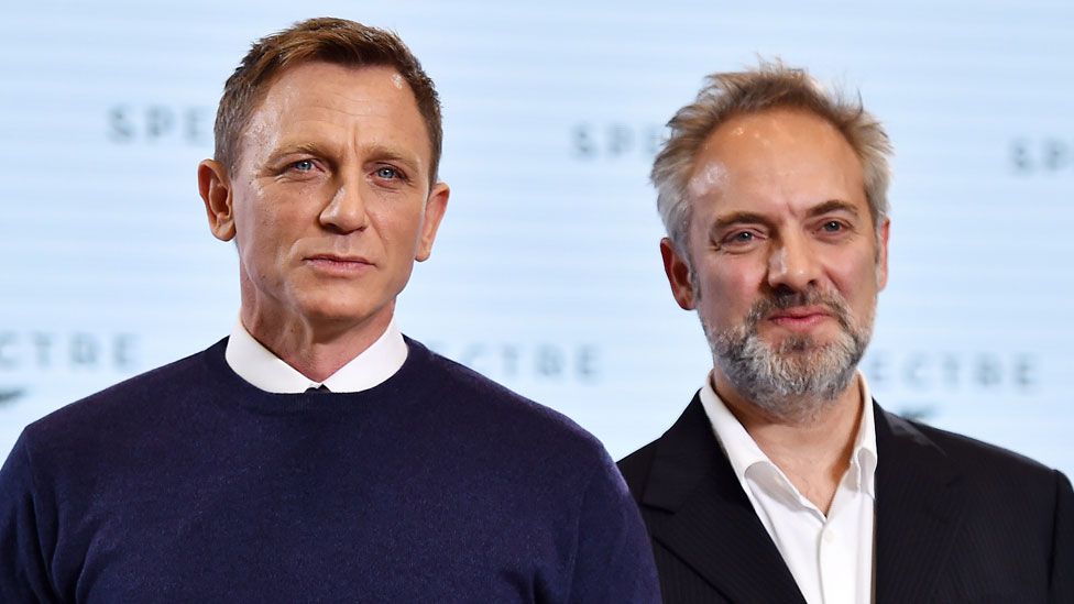 Daniel Craig with Sam Mendes in 2014