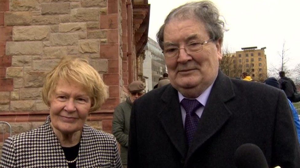 John Hume with his wife Pat