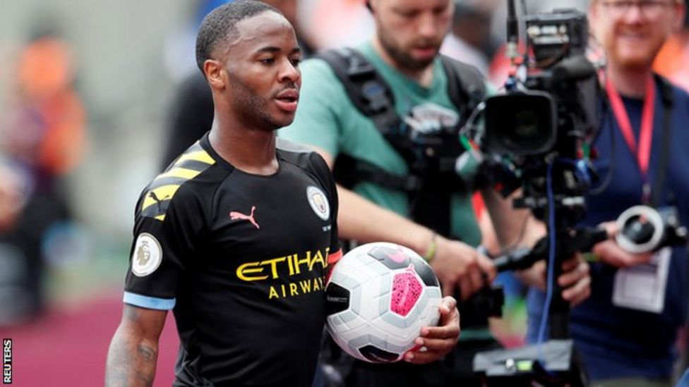 West Ham 0-5 Manchester City: Raheem Sterling gets hat-trick in VAR ...