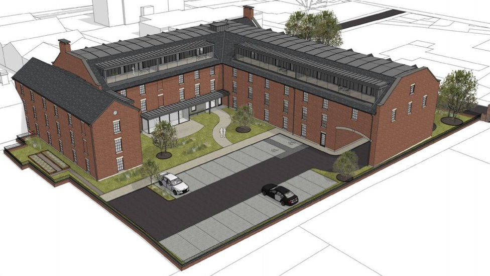 Artist's impression of the building