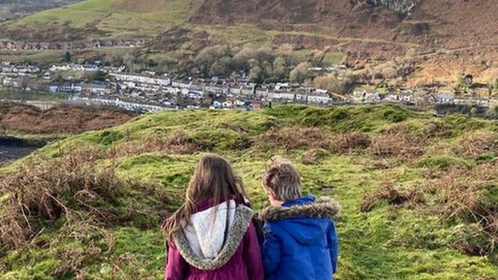 Children on a walk