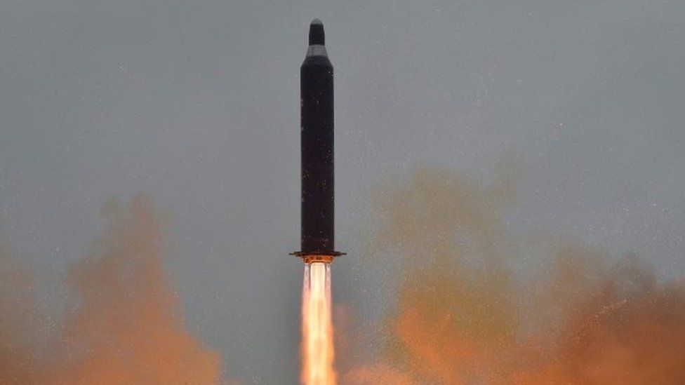 North Korea test-fires a ballistic missile. Archive photo