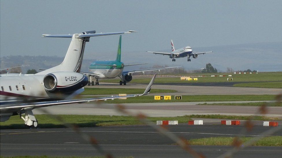 Manchester Airport flights diverted after surface defect closes