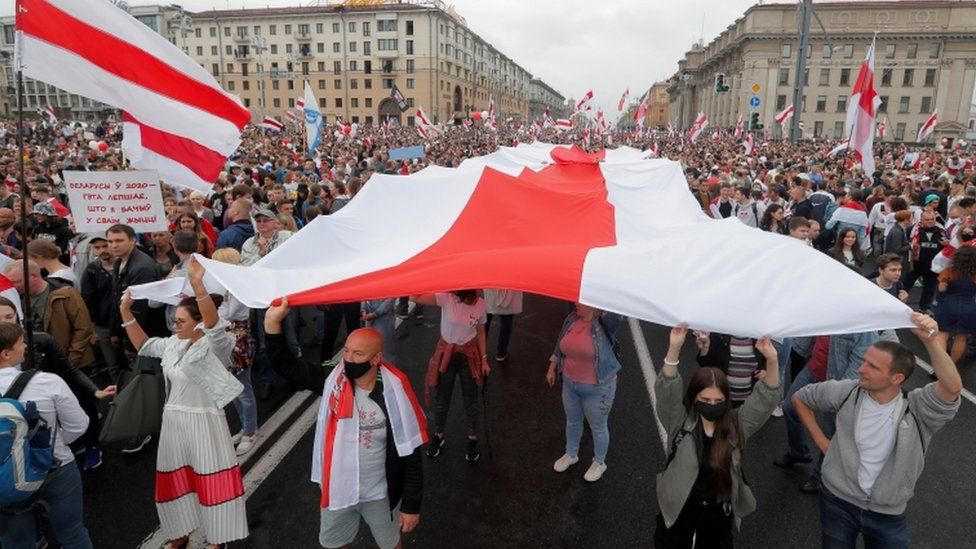 Акция протеста в Беларуси