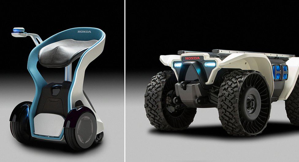 Helpful robot concepts by Honda