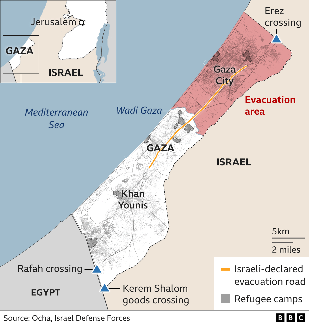 Gaza Strip in maps: Life in Gaza under siege - BBC News