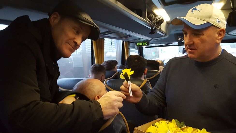 Cardiff fans travelling to London will be showing their support for Sala and his family by wearing daffodils