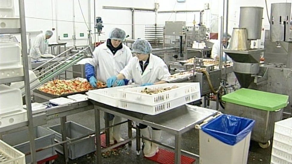 People working at Wiltshire Farm Foods