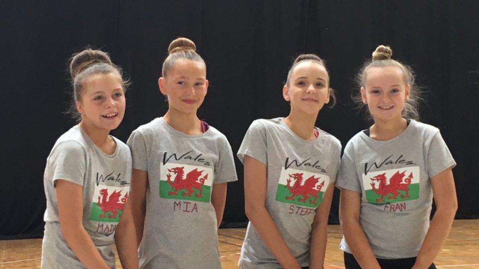 Baton Twirling: Squad Represents Wales For First Time - BBC News