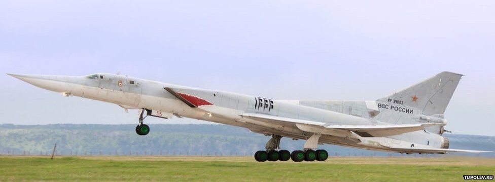 Russian Tu-22M3 bomber (from Tupolev.ru website)