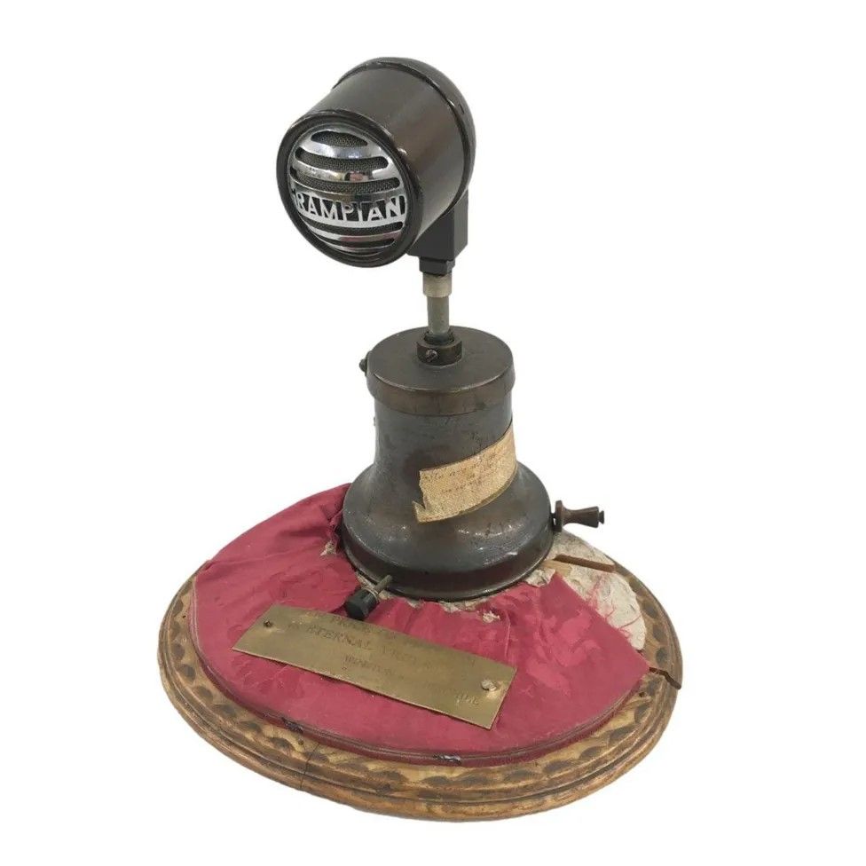 The microphone reportedly used by Winston Churchill to announce VE Day