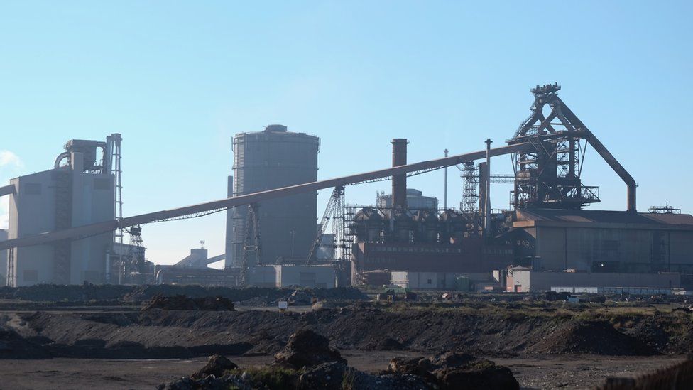 A Picture of the Redcar Steelworks