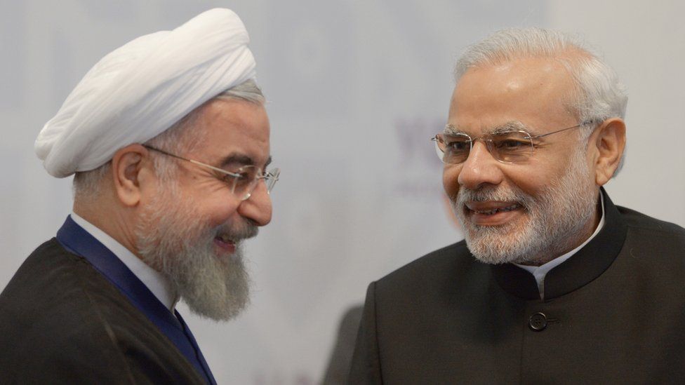 President Hassan Rouhani and Prime Minister Narendra Modi