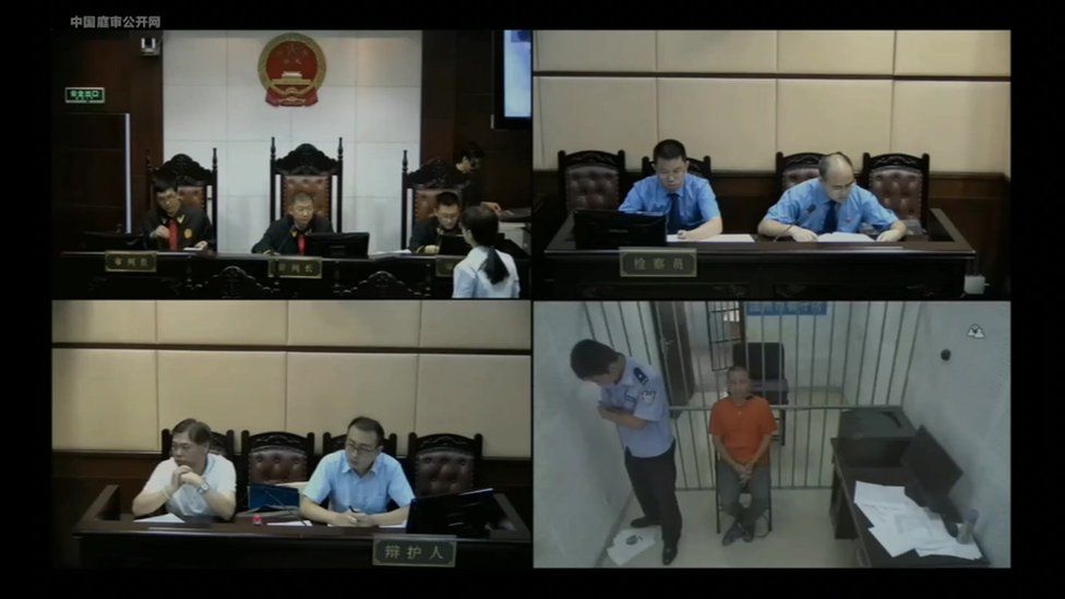 Screengrab from court