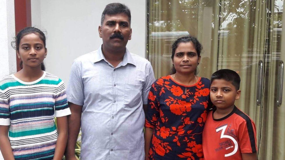 Ramesh Raju with his family