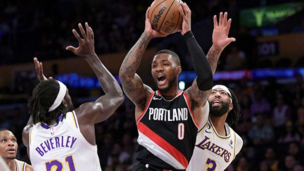 NBA: Los Angeles Lakers beaten by Portland Trail Blazers as losing ...