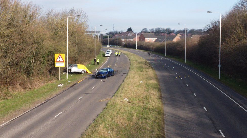 Wakefield Man killed and four injured in collision BBC News