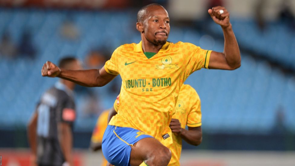 Champions League: Late penalty helps Sundowns beat Chicken Inn - BBC Sport