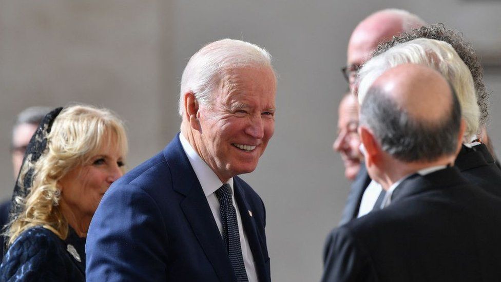 President Biden and the First Lady arrive at the Vatican, 29 October 2021