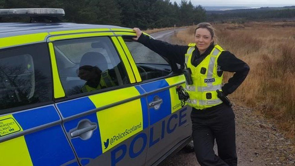 Gemma MacRae in uniform