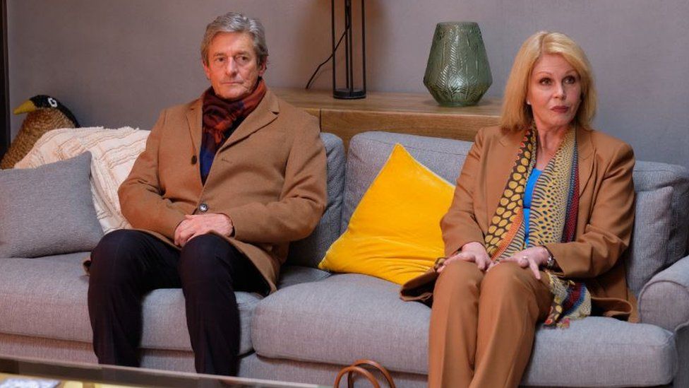 Nigel Havers and Joanna Lumley