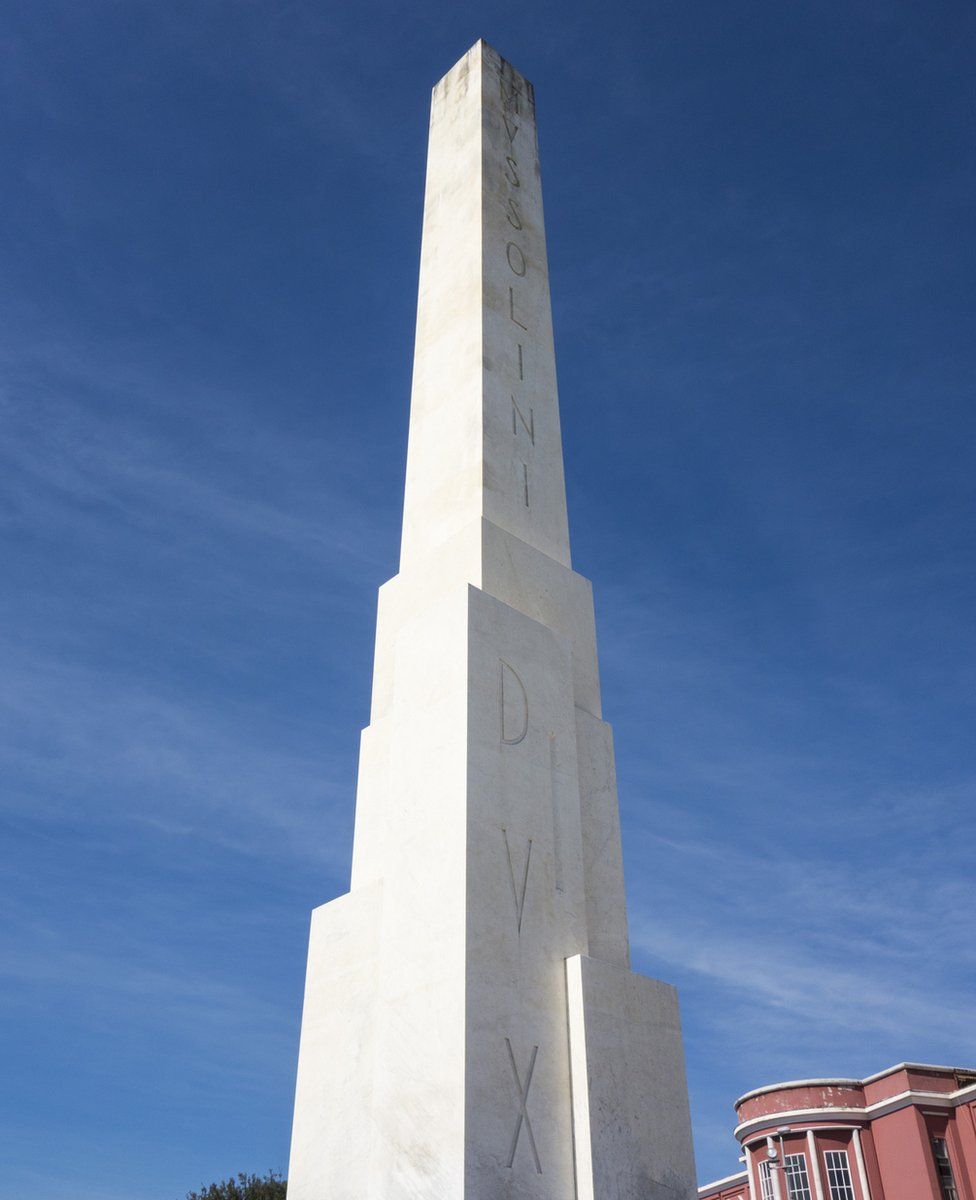 Mussolini Obelisk in Rome
