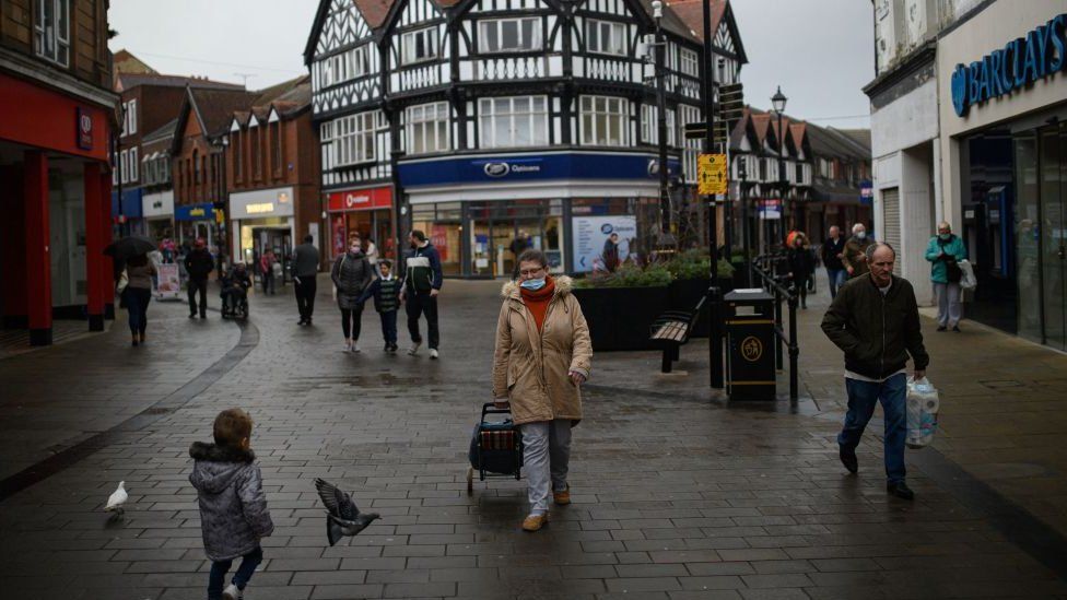 Wrexham town centre