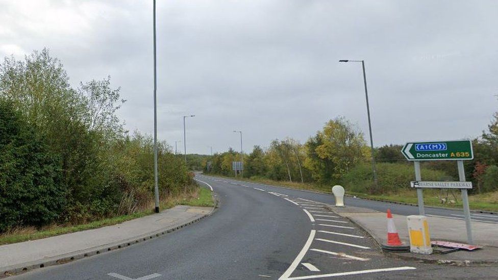 Lorry driver killed in four-vehicle Goldthorpe bypass crash - BBC News