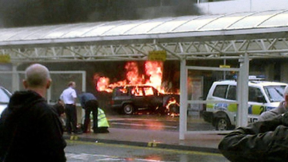 Glasgow Airport bomb in 2007